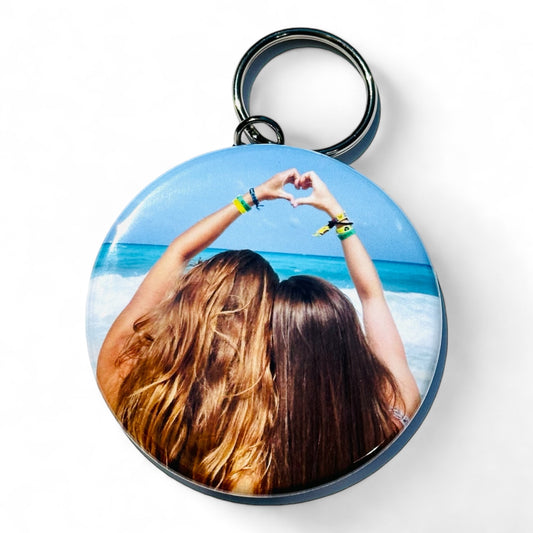 Custom Photo Key Chain-2.25" Round