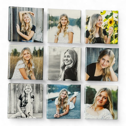 Custom Photo Magnets- Square 2"x 2"