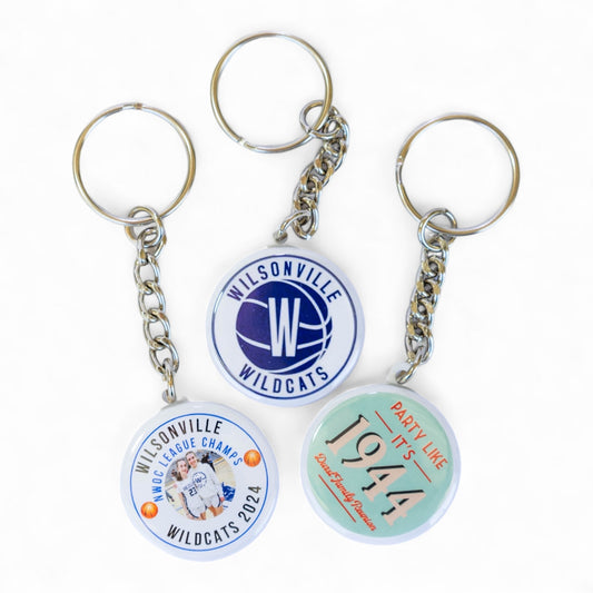 Custom Photo Keychain-1.25" Round