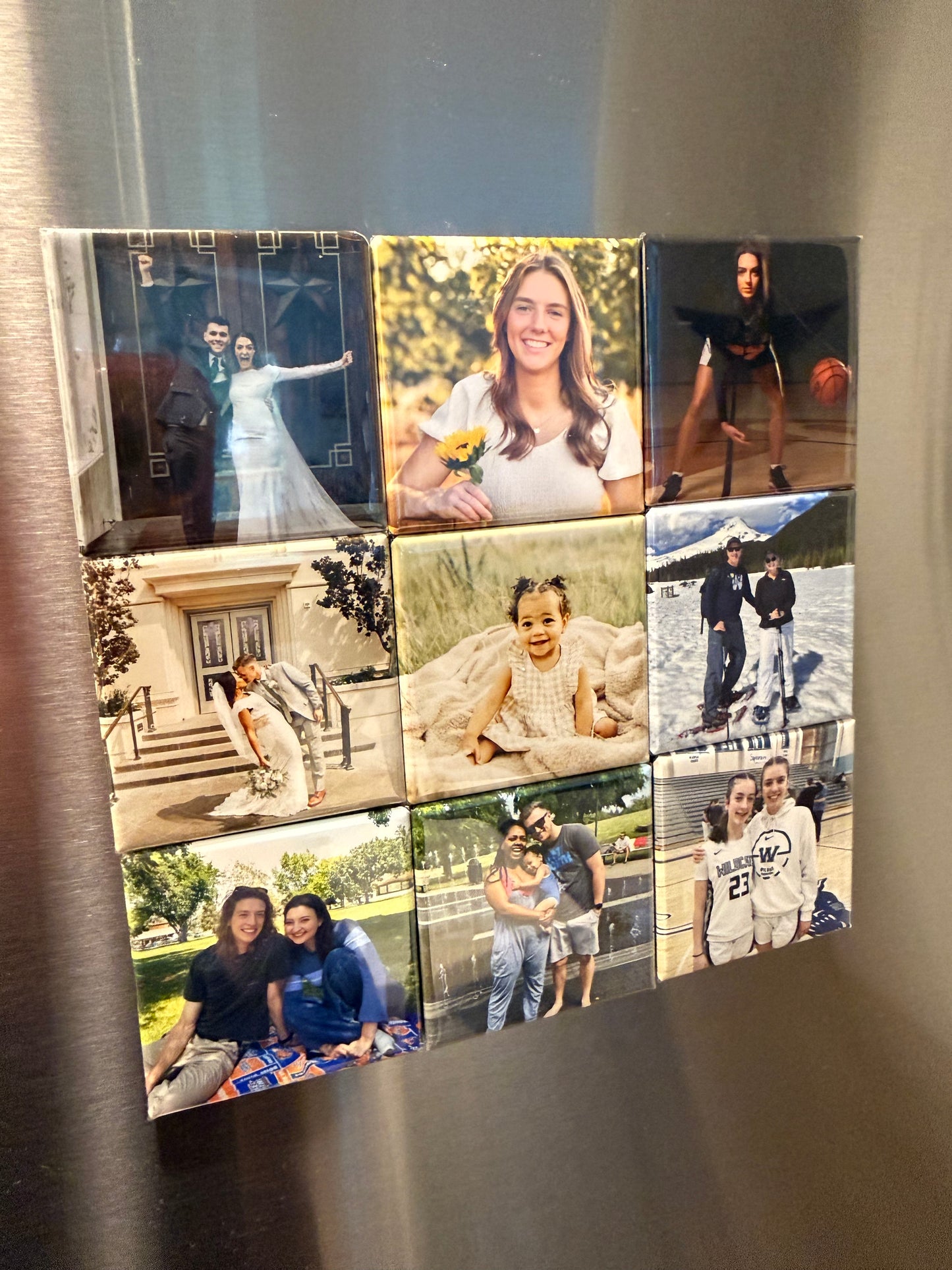 Custom Photo Magnets- Square 2"x 2"