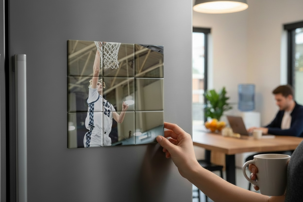 Custom Puzzle Photo Magnet