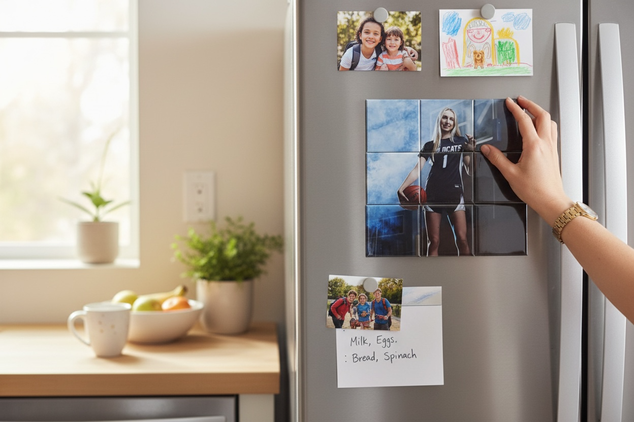 Custom Puzzle Photo Magnet